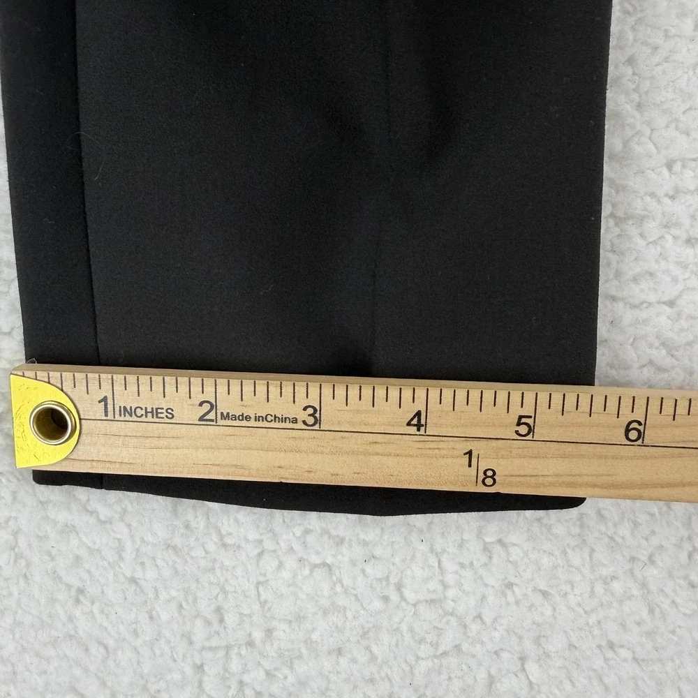 Kate Spade New York Pants‎ Womens 2 Black Elastic Waist Tapered Dress Trouser